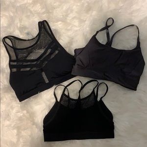 Sports bras: set of 3